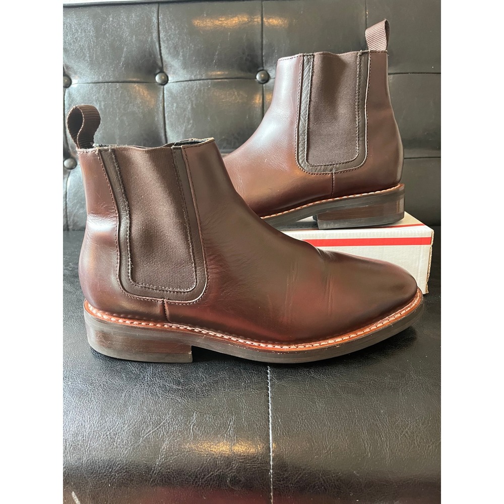 Thursday Boot Co Mens Everyday Chelsea Boots Brandy Leather